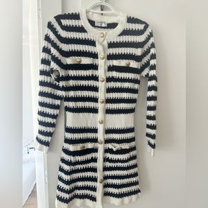 Long sleeve knitted dress brand new